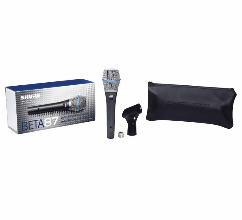 Shure Supercardioid Handheld Vocal Microphone - BETA 87A - New Open Box