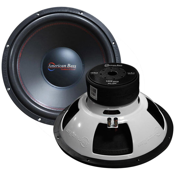 American Bass 15" Woofer 500W RMS/1000W Max Dual 4 Ohm Voice Coils XO1544