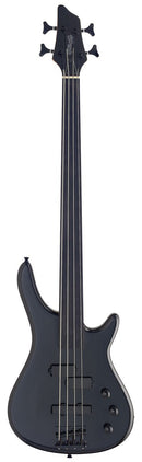 Stagg Fretless 4-String "Fusion" Electric Bass Guitar - Black - BC300FL-BK