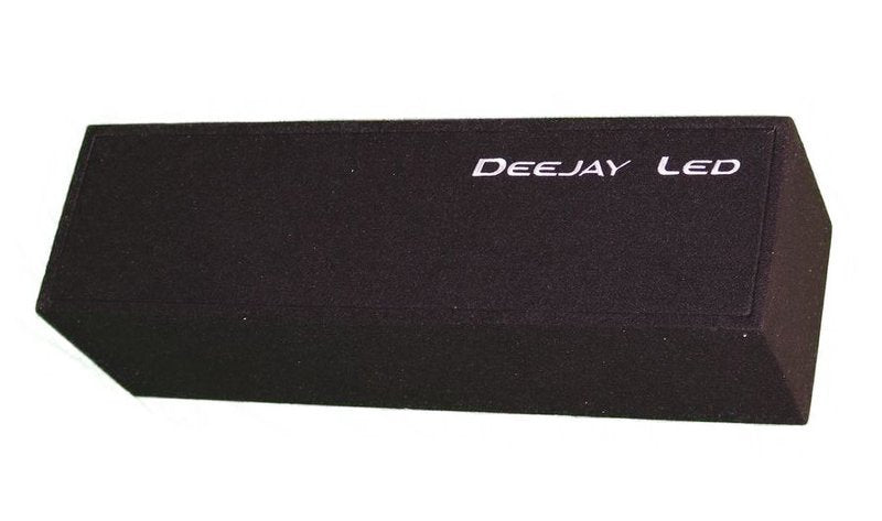 DeeJay LED 10" Side Speaker Enclosure w/ 2 Horn & 3 Tweeter Ports - Red