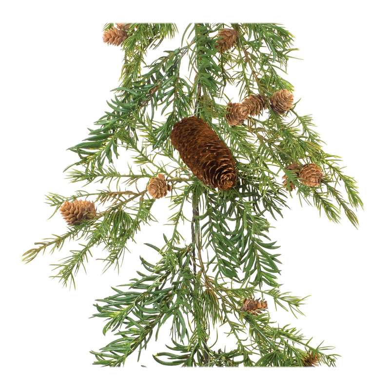 Pine Garland with Pinecones (Set of 2)