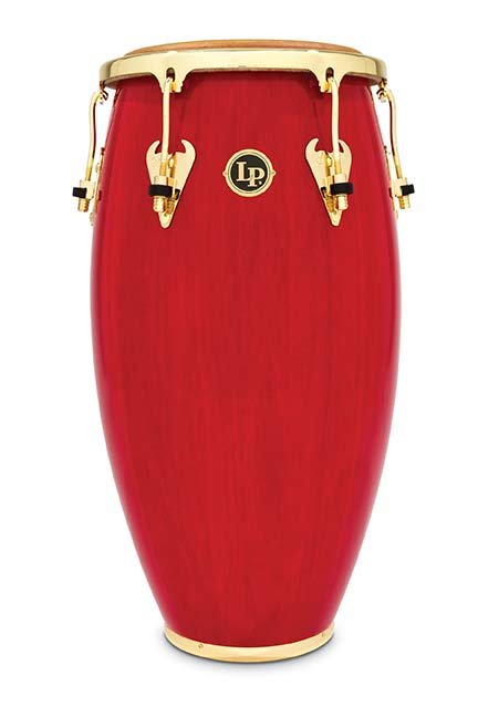 Latin Percussion M752S-RW Matador Series Wood  11.75" Conga - Red/Gold