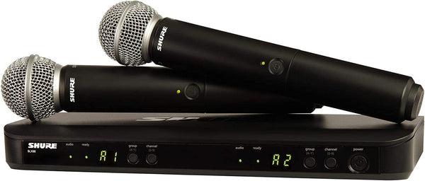 Shure Wireless H11 Band Dual Vocal System with 2 SM58’s - BLX288/SM58-H11