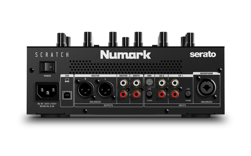 Numark Two-Channel DJ Scratch Mixer with Serato DJ Pro - SCRATCH