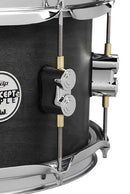 PDP Concept Series 6x12 Black Wax Maple Snare Drum - Satin Black - PDSN0612BWCR