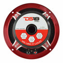 DS18 8" Midrange Loudspeaker Red Aluminum Basket 4 Ohms 800W - New Open Box