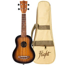 Flight Soprano Ukulele with Gig Bag - Amber - NUS380