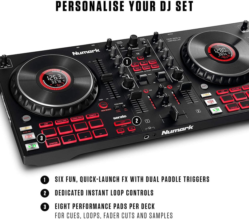 Numark Mixtrack Platinum FX - DJ Controller For Serato DJ