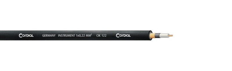 Cordial 1/4" Straight 10' Sky Textile Instrument Cable - CXI3PP-SKY-SILENT