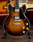 Axe Heaven Gibson ES-335 Vintage 1:4 Mini Guitar Replica - Sunburst - GG-322