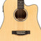 Stagg Cutaway Dreadnought Acoustic Electric Guitar - Natural - SA25 DCE SPRUCE