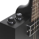 JN Guitars Acoustic Electric 4-String Resonator Cigar Box Guitar w/ Gig Bag