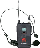 Nady Dual Combo Wireless Headset Microphone & Instrument System - U-2100 HM-GT