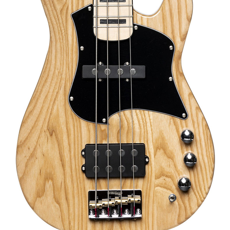 Stagg Electric Bass Guitar Silveray Series "J" Model - Ash - SVY J-FUNK NAT