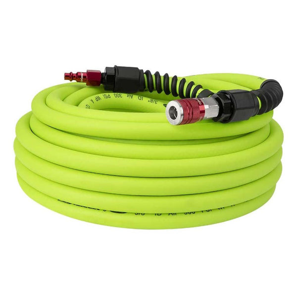 Flexzilla Pro Air Hose 3/8" x50' w/ Connex Coupler Plug Type D Red HFZP3850YW2-D