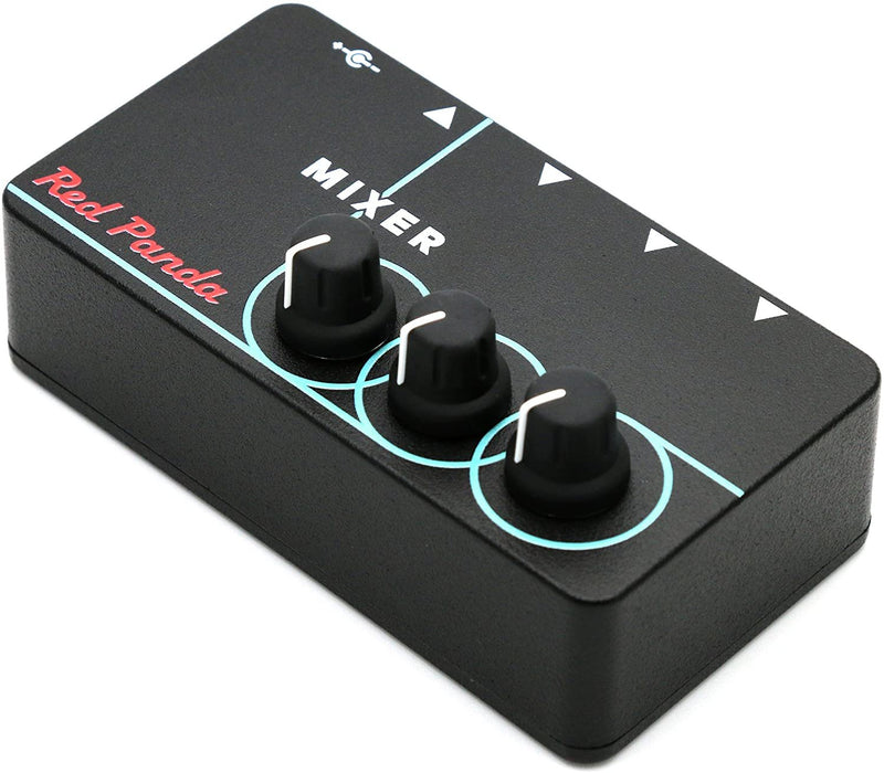 Red Panda Bit Mixer 3-Channel Guitar and Line Mixer for Pedalboards - RPL-105