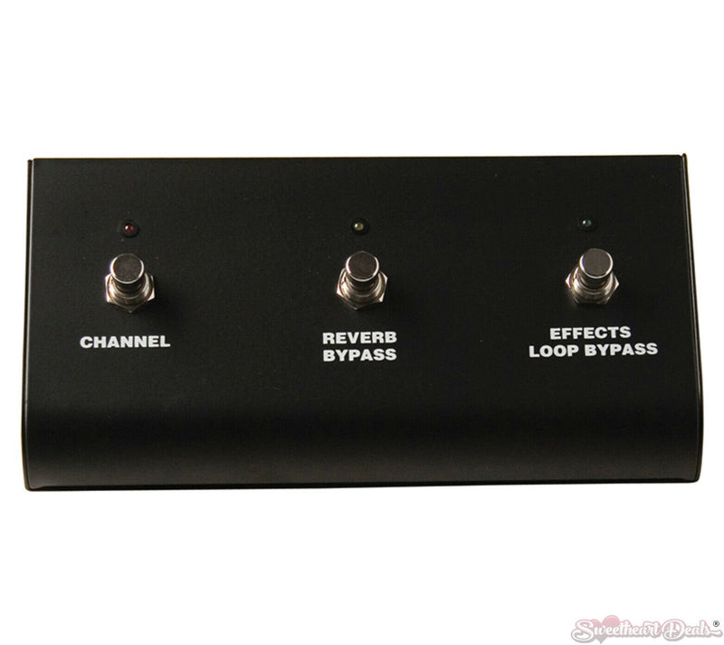 Randall RT-2 Three Button Footswitch Channel Reverb Loop for RT50H & RT50C