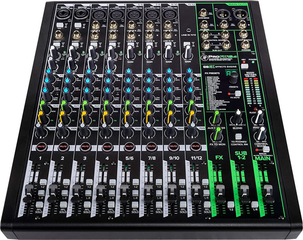 Mackie 12-Channel Pro Effects Mixer with USB & Pro Tools First - ProFX12v3