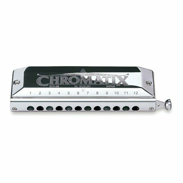 Suzuki SCX48 Chromatix Series Harmonica Key of G - 12 Hole Chromatic Open Box
