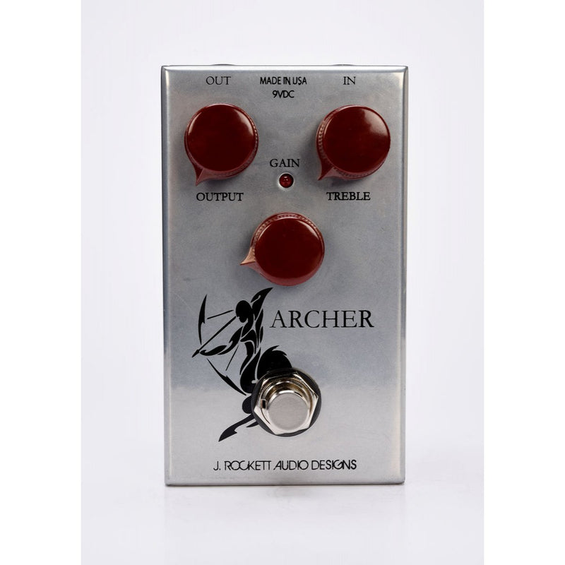 J. Rockett Archer Boost/OD Guitar Pedal - Silver