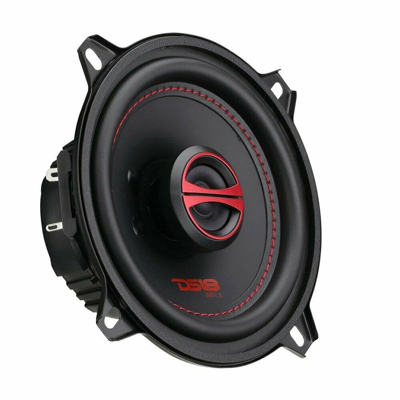 DS18 GEN-X5.25 5.25 Inch 135 Watts 2-Way Coaxial Speakers with Mesh Grills 4-Ohm