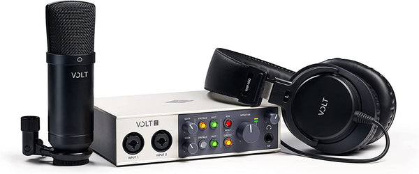 Universal Audio VOLT-2-STU-PACK Volt 2 Studio Pack w/ USB Interface, Mic, Headphones