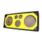 DeeJay LED Dual 10" Woofers w/ 2 Tweeters & 1 Horn Speaker Enclosure -  Yellow