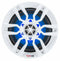 DS18 NXL8 2-Way 375W Max 4 Ohms 8" White Marine Speaker w/ RGB LED Lighting