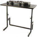 Quik Lok DJ Performance Adjustable Workstation Table - Black - DJ233