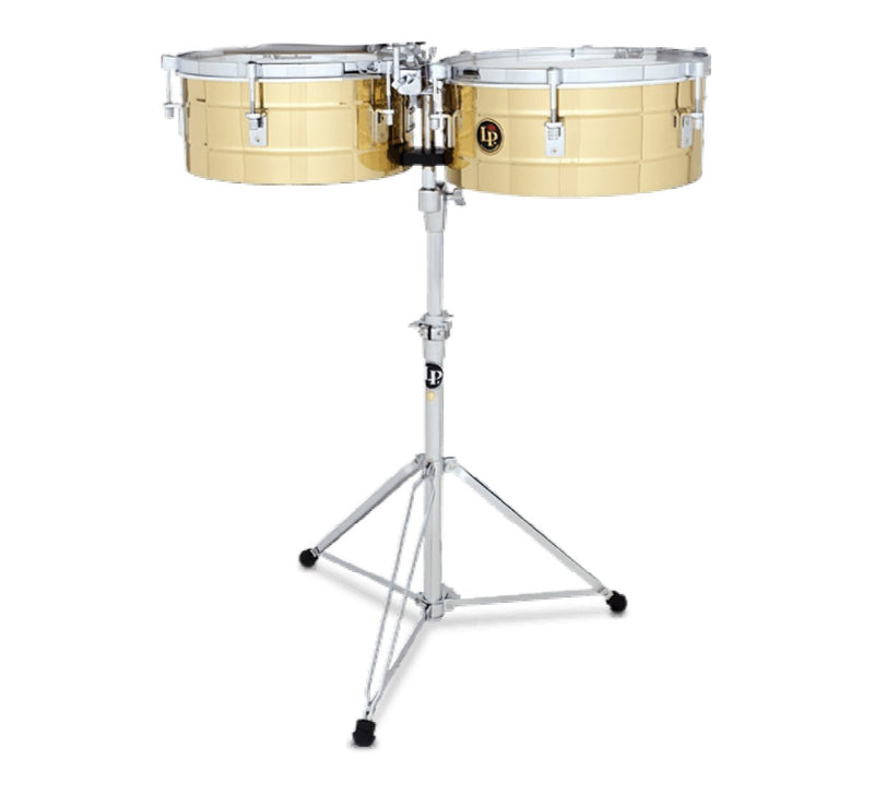 Latin Percussion LP257-B Tito Puente 14" and 15" Brass Timbales