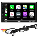 Sound Storm Double Din 7" Touchscreen AM/FM/BT/Carplay w/ Backup Cam DD7CPA-C