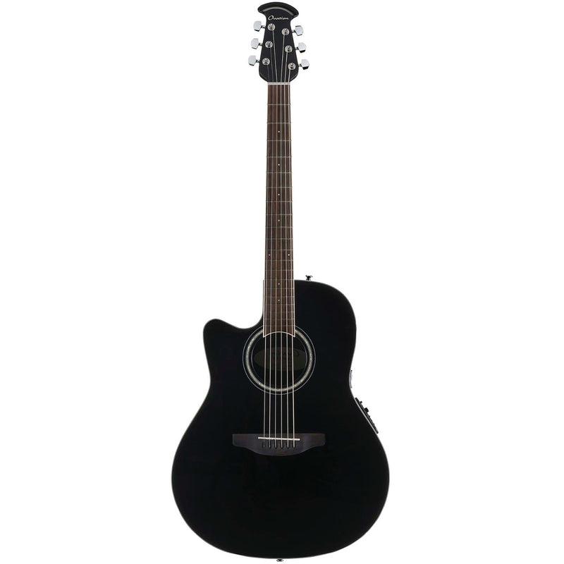 Ovation Celebrity Left Handed Acoustic Electric Guitar - Black - CS24L-5G