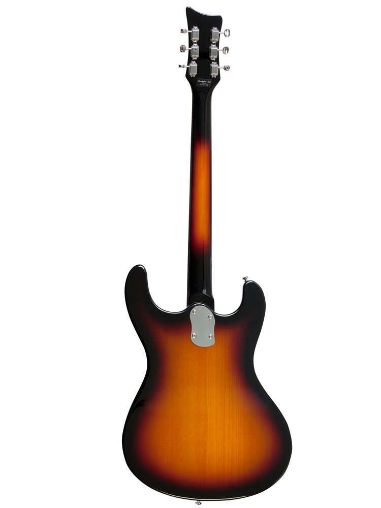 Danelectro The 64 Electric Guitar w/ Wilkinson Vibrato Bridge - 3-Tone Sunburst