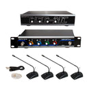 VocoPro 4 Channel Wireless Microphone/USB Interface Package - USBCONFERENCE4