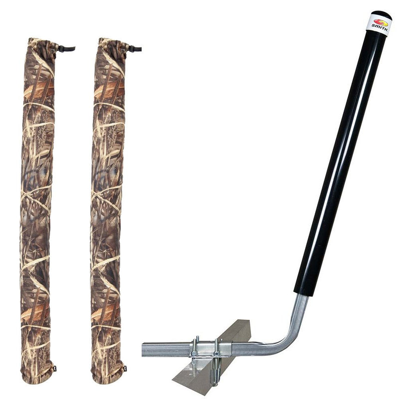 C.E. Smith Angled Post Guide-On 40" Black w/ Camo Wet Lands 36" Guide-On Cover