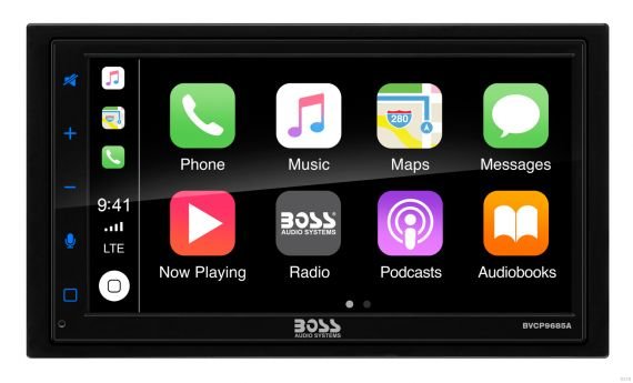 Boss 2-DIN 6.75" Touchscreen Apple CarPlay & Android Auto w/ Bluetooth - BVCP968