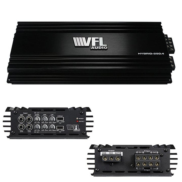 VFL AUDIO Hybrid Amplifier 4 Channel 1000 watts max VFLHYBRID2504