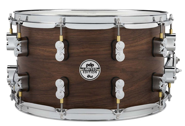 PDP Limited Edition Maple/Walnut 8x14 Snare - Natural Satin - PDSN0814MWNS