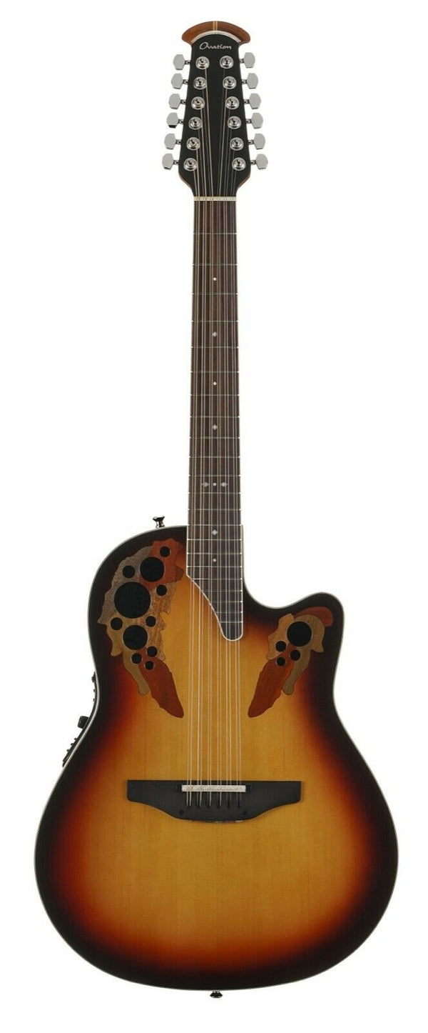 Ovation Timeless Elite Acoustic Electric 12-String Guitar - Burst - 2758AX-NEB