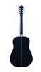 Washburn DFBDB Deep Forest Burl Dreadnought Acoustic Guitar - Black Fade