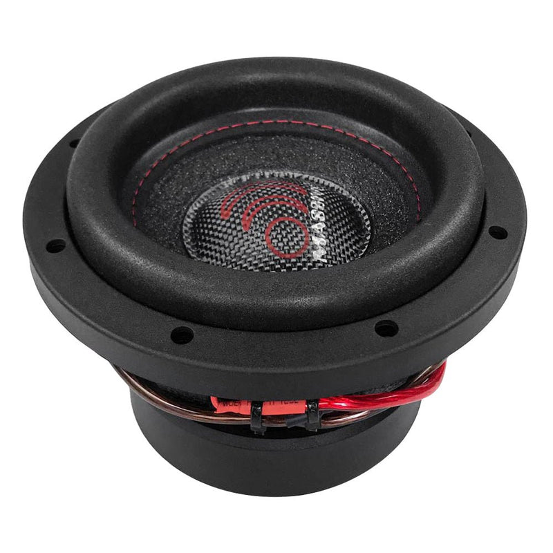 Massive Audio SUMMO64S 6" 200W RMS Dual 4 Ohm 1.5" V.C. Shallow Mount Subwoofer