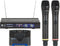 VocoPro UHF Dual-Channel Rechargeable Wireless Microphone System - UHF-3205-10