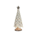 White Washed Pine Tree Décor with