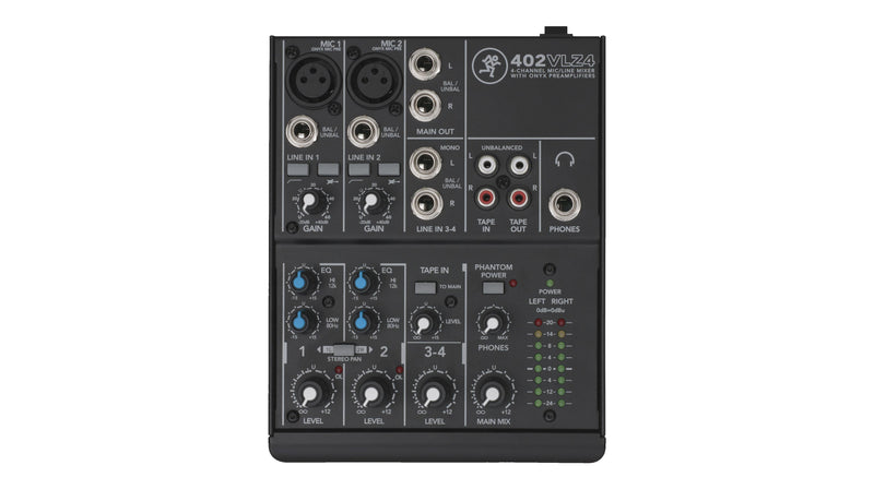 Mackie 4-Channel Ultra Compact Analog Mixer - 402VLZ4