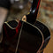 Washburn Deep Forest Burl Grand Auditorium Acoustic Electric Guitar - Black Fade