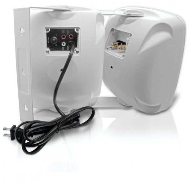 Pyle 6.5" Indoor/Outdoor 800-Watt Bluetooth Speaker Pair - White - PDWR64BTW