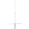 Tram 1480 200-Watt Dual-B& 2-Section Fiberglass Base Antenna  8' 4" Tall (White)