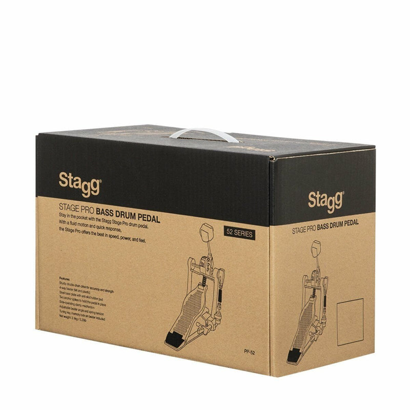 Stagg 52 Series Double Chain Bass Drum Pedal - PPD-52 - New Open Box