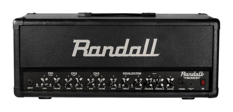 Randall 3 Channel 300 Watt Solid State Guitar Amplifier Head - RG3003H
