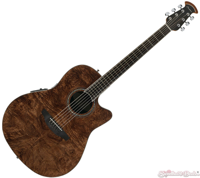 Ovation Celebrity Standard Exotic Acoustic Electric Guitar - Nutmeg Burled Maple